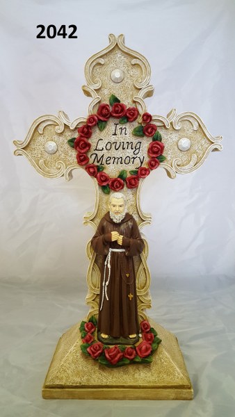 Padre Pio With Cross 1