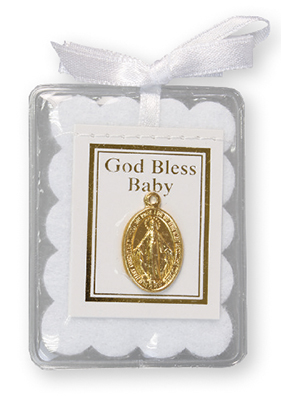 Baby Blessing With Miraculous Medal