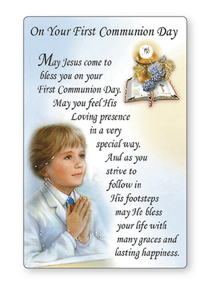 Prayer Leaflet Communion Boy 1