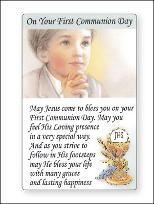 Prayer Leaflet Communion Boy 1
