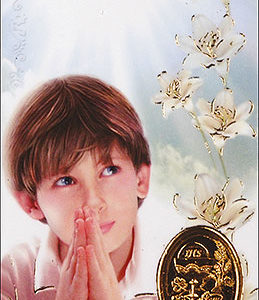 Prayer Leaflet Communion Boy