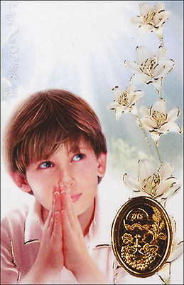 Prayer Leaflet Communion Boy