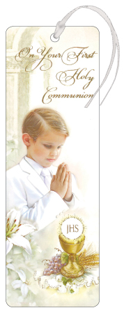 C8036 Bookmark – Communion Boy