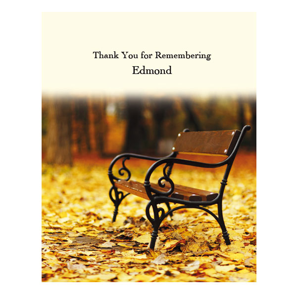 Memoriam-Stationery-Set-401—Bench-in-Leaves-