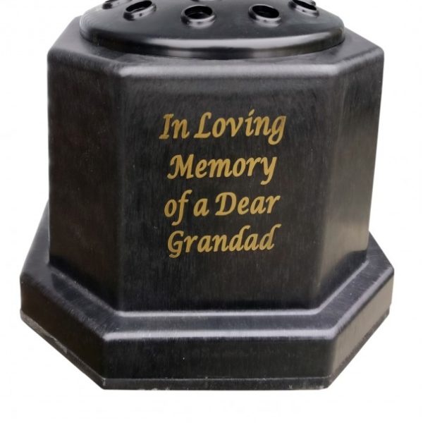 df17327 Grandad grave vase with insert