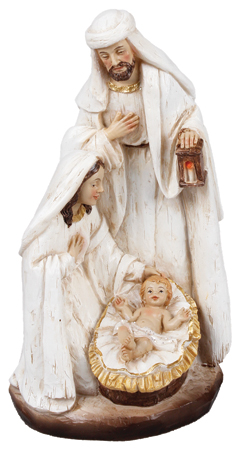 7 inch Nativity Set – Resin – Holy Family 1