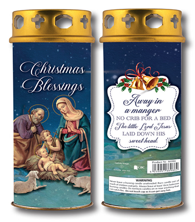 Candle Christmas Blessings 86986