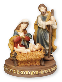 5 inch – Holy Family Nativity Scene  1
