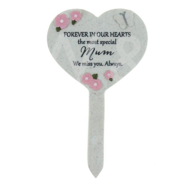 Thoughts Of You – Mum – Heart Graveside Stake