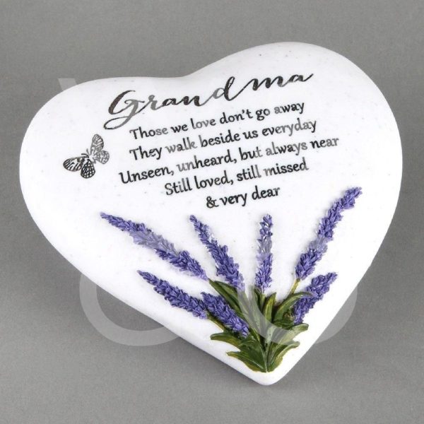 Thoughts of You  Heart Stone – Grandma – Memorial Stone