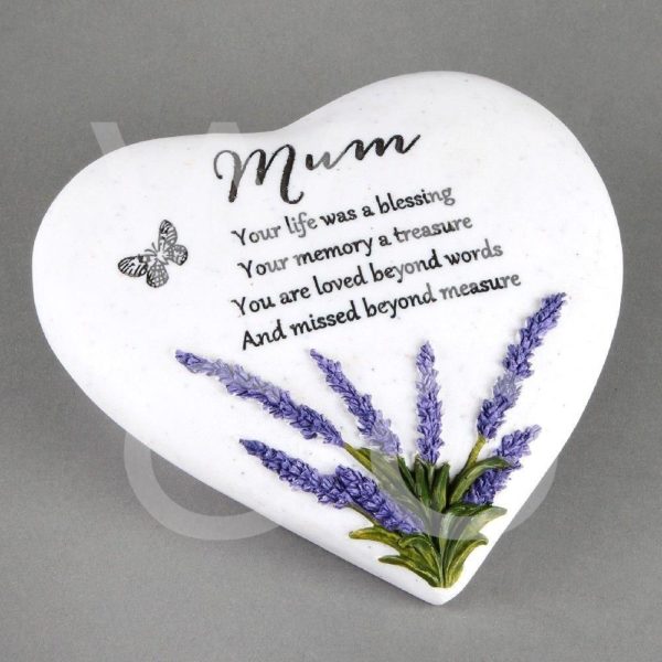 Thoughts of You  Heart Stone – Mum – Memorial Stone