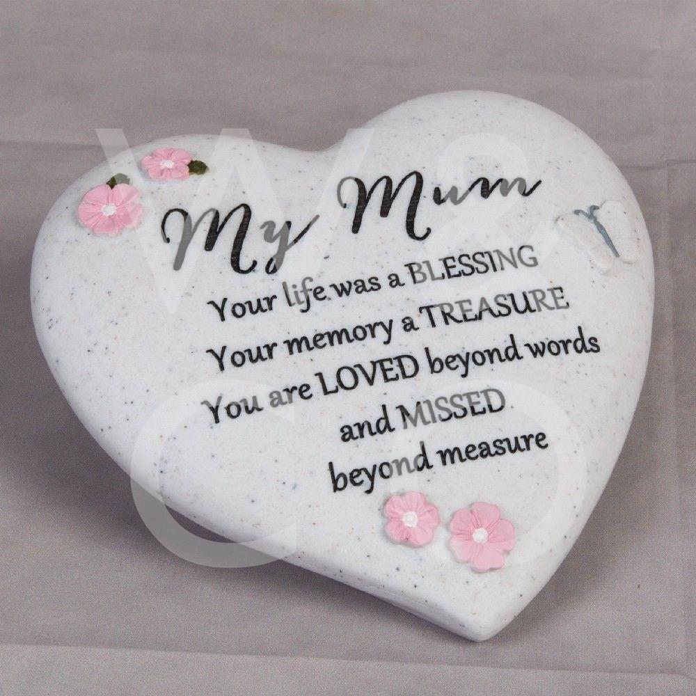 Thoughts of You - My Mum - Graveside Heart.