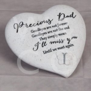 Thoughts of You - Precious Dad - Graveside Heart.
