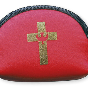 Confirmation Foam Rosary Purse - Red