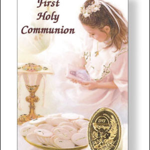 First Holy Communion Prayer Card Girl