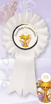 First Communion Rosette with Chalice Picture 1