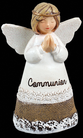 C39301 Resin 4.25 inch Message Angel Communion