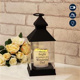 THOUGHTS OF YOU GRAVESIDE MEMORIAL LANTERN – DAD – 63085