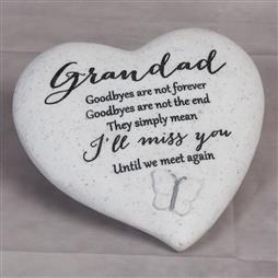 Thoughts of You – My Grandad – Graveside Heart – 62580