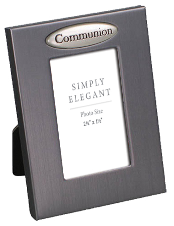 C46160 Communion Metal Photo Frame Symbolic
