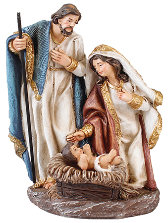 5 inch Nativity Set – Resin – Holy Family – 89692