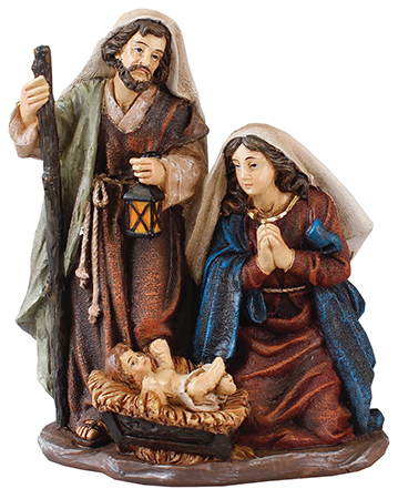 Nativity Set Resin Holy Family 5 inch – 89671